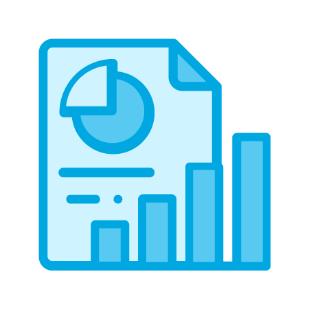 financial chart icon